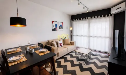 Flat com 1 Quarto para alugar, 47m² no Itaim Bibi, São Paulo