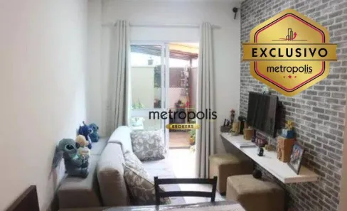 Apartamento com 2 Quartos à venda, 57m² no Santa Maria, Santo André