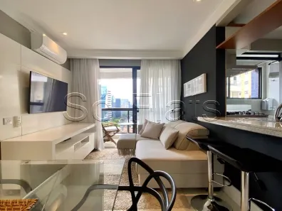 Apartamento com 1 Quarto para alugar, 40m² no Vila Nova Conceição, São Paulo