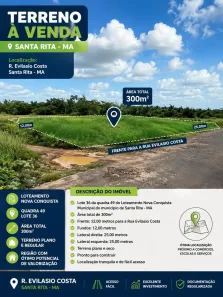 Lote/Terreno à venda, 300m² no 65145000, Santa Rita