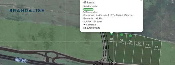 à venda, 7096m² no São Luis, Canoas