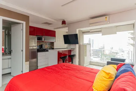 Apartamento com 1 Quarto para alugar, 36m² no Cidade Monções, São Paulo