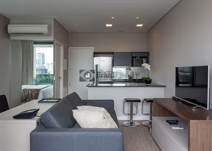 Flat com 1 Quarto para alugar, 42m² no Vila Olímpia, São Paulo