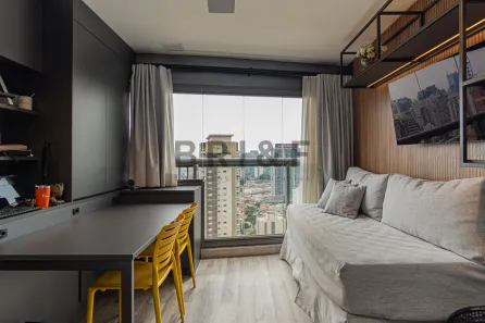 Apartamento com 1 Quarto para alugar, 30m² no Jardim das Acácias, São Paulo