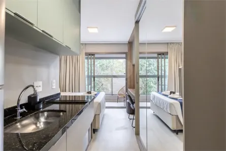 Apartamento com 1 Quarto à venda, 21m² no Indianópolis, São Paulo