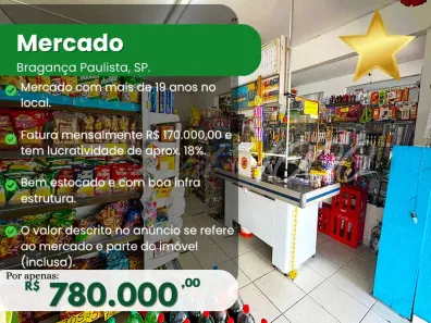 Ponto Comercial à venda, 120m² no Centro, Bragança Paulista