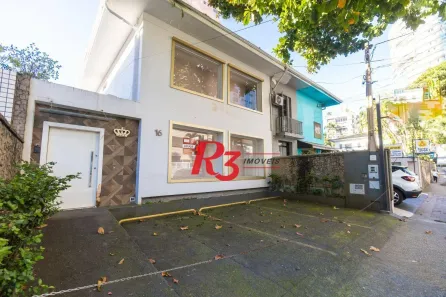 Imóvel Comercial com 3 Quartos para alugar, 200m² no Gonzaga, Santos