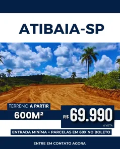 Lote/Terreno à venda, 600m² no Centro, Atibaia