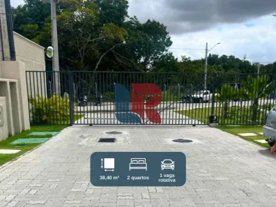 Apartamento com 2 Quartos para alugar, 38m² no Lagoa Redonda, Fortaleza