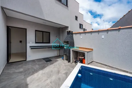 Casa de Condomínio com 2 Quartos à venda, 87m² no Vila Anhanguera, Mongaguá