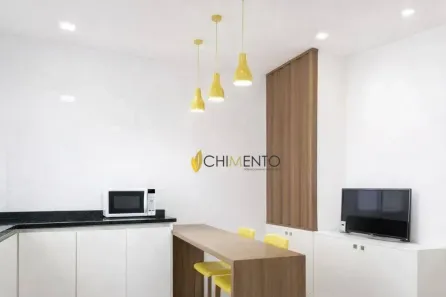 Apartamento com 1 Quarto para alugar, 33m² no Cerâmica, São Caetano do Sul