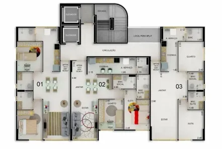Apartamento com 2 Quartos à venda, 60m² no Casa Amarela, Recife