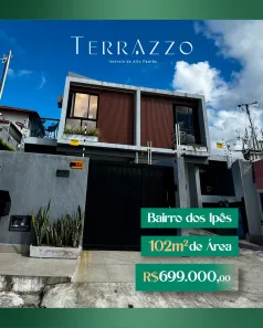 Sobrado com 3 Quartos à venda, 102m² no Ipês, João Pessoa