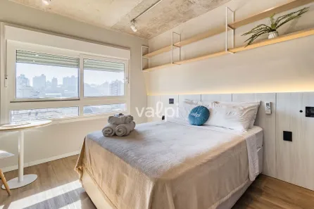 Apartamento com 1 Quarto para alugar, 19m² no Santa Cecília, Porto Alegre