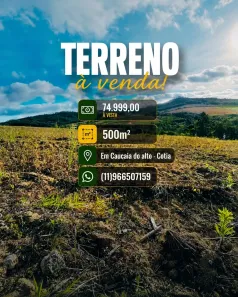 Lote/Terreno à venda, 500m² no Centro (Caucaia do Alto), Cotia