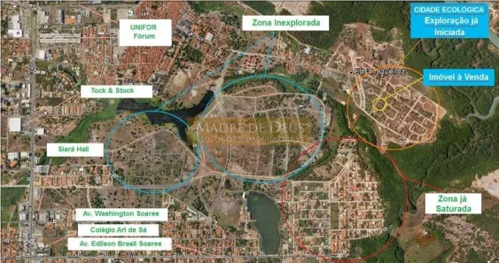 Lote/Terreno à venda, 2407m² no Edson Queiroz, Fortaleza
