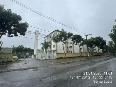 Apartamento com 2 Quartos à venda, 44m² no Chácaras Santa Inês (São Benedito), Santa Luzia