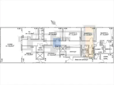 Apartamento com 3 Quartos à venda, 300m² no Jardim Paulista, São Paulo