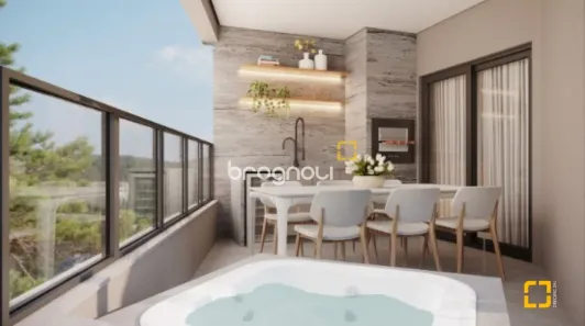 Apartamento com 3 Quartos à venda, 98m² no Jurerê, Florianópolis