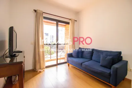Apartamento com 1 Quarto para alugar, 42m² no Vila Nova Conceição, São Paulo