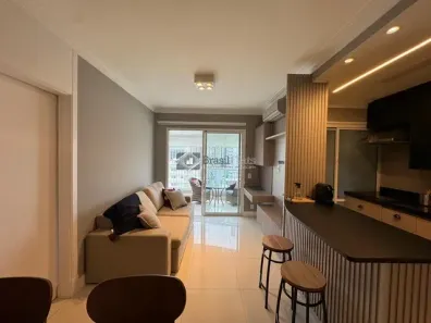 Flat com 1 Quarto para alugar, 55m² no Cidade Monções, São Paulo