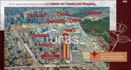 Apartamento com 3 Quartos à venda, 79m² no Alto da Glória, Goiânia