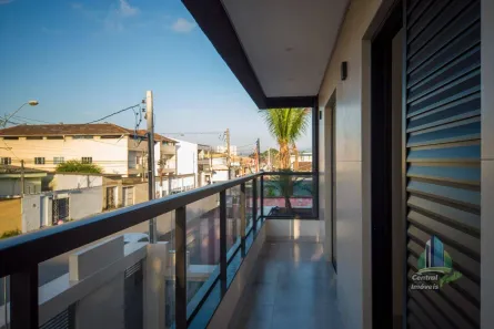 Casa de Condomínio com 3 Quartos à venda, 66m² no Antártica, Praia Grande