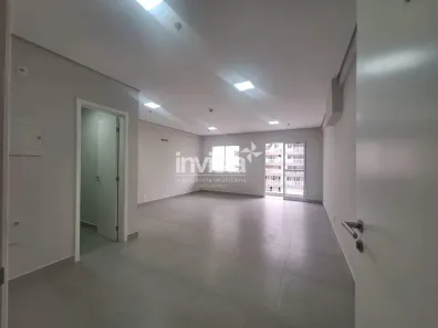 Sala Comercial para alugar, 41m² no Vila Mathias, Santos