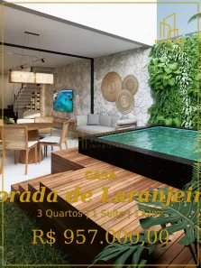 Casa com 3 Quartos à venda, 132m² no Morada de Laranjeiras, Serra