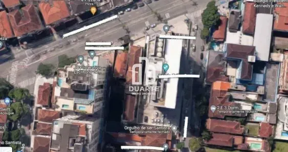 Lote/Terreno à venda, 2085m² no José Menino, Santos
