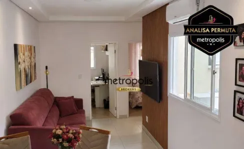 Apartamento com 2 Quartos à venda, 56m² no Jardim Santo Antônio, Santo André