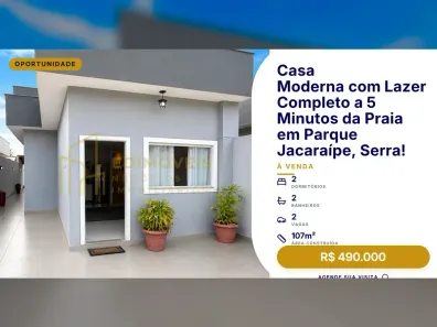 Casa com 2 Quartos à venda, 107m² no Parque Jacaraípe, Serra