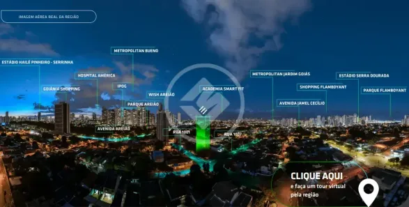 Apartamento com 1 Quarto à venda, 48m² no Setor Pedro Ludovico, Goiânia