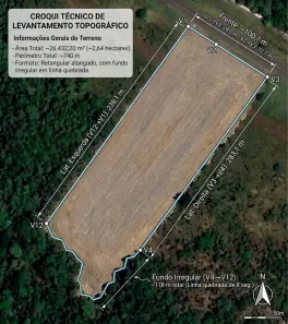 Lote/Terreno à venda, 26432m² no Centro, Jaguaripe