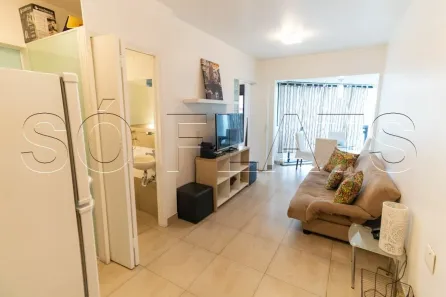 Flat com 1 Quarto para alugar, 35m² no Jardim Paulistano, São Paulo
