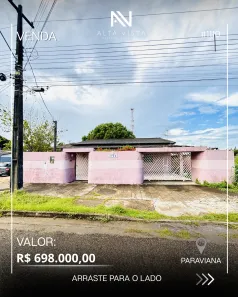 Casa com 2 Quartos à venda, 467m² no Paraviana, Boa Vista
