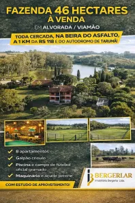 Fazenda/Sítio à venda, 460000m² no Tarumã, Viamão