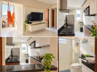 Apartamento com 2 Quartos para alugar, 52m² no Turu, São Luís