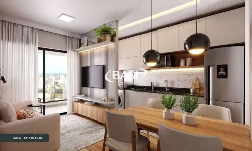 Apartamento com 2 Quartos à venda, 55m² no Capão Raso, Curitiba