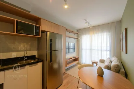 Apartamento com 1 Quarto para alugar, 27m² no Pinheiros, São Paulo