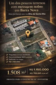 Fazenda/Sítio à venda, 1508m² no Barra Nova, Marechal Deodoro