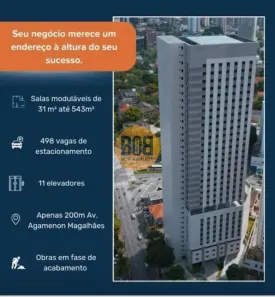 Sala Comercial para venda ou aluguel, 289m² no Boa Vista, Recife