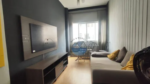 Apartamento com 1 Quarto para alugar, 49m² no Boqueirão, Santos