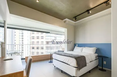 Apartamento com 1 Quarto para alugar, 46m² no Vila Nova Conceição, São Paulo