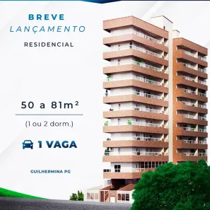 Apartamento com 2 Quartos à venda, 81m² no Guilhermina, Praia Grande