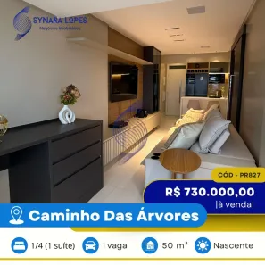 Apartamento com 1 Quarto à venda, 50m² no Caminho das Árvores, Salvador