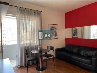 Flat com 1 Quarto para alugar, 40m² no Cerqueira César, São Paulo