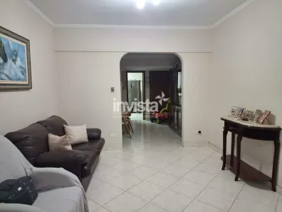 Apartamento com 3 Quartos para alugar, 120m² no Aparecida, Santos
