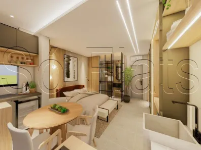Flat com 1 Quarto para alugar, 32m² no Pinheiros, São Paulo
