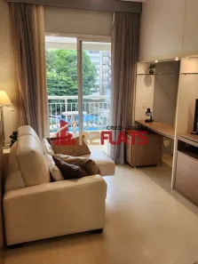 Flat com 1 Quarto para alugar, 50m² no Cerqueira César, São Paulo